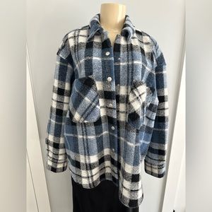 XS zara over shirt flannel